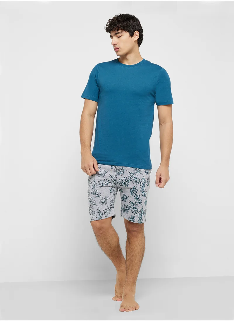 Seventy Five All Over Print T-Shirt & Shorts