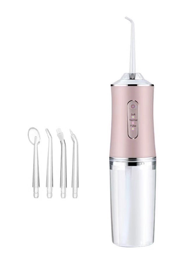 Portable Dental Water Flosser Pink - Image 1