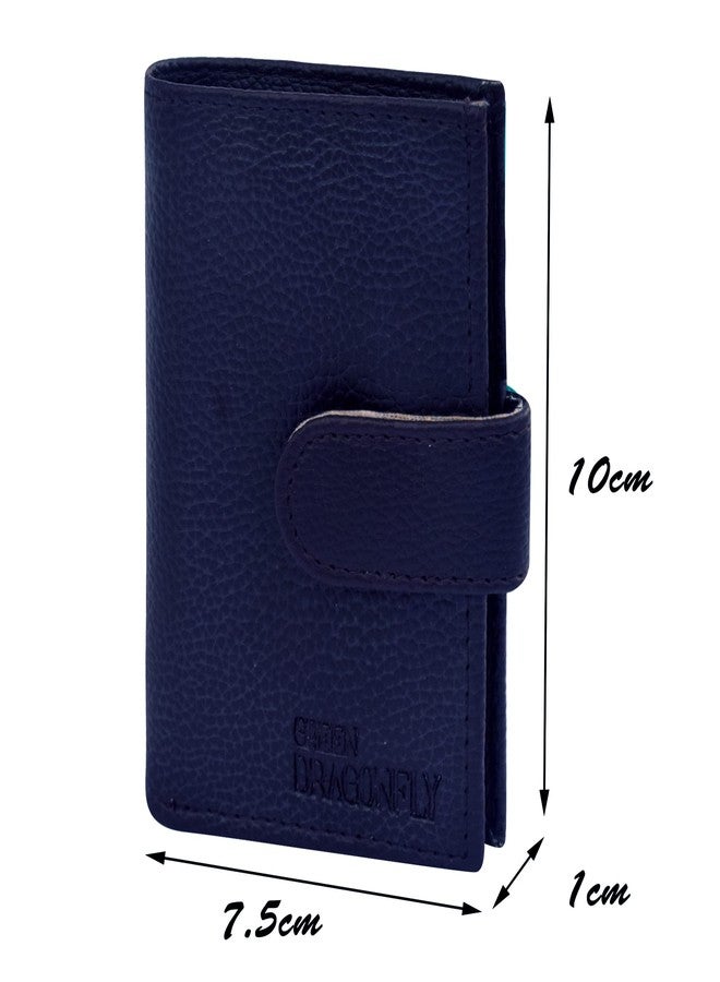GREEN DRAGONFLY PU Leaher Clutches/Women's Wallets/Card Holder for Women,Credit Card Holder Wallet for Women & Girl's(NMB/202306764-Blue) - Image 4