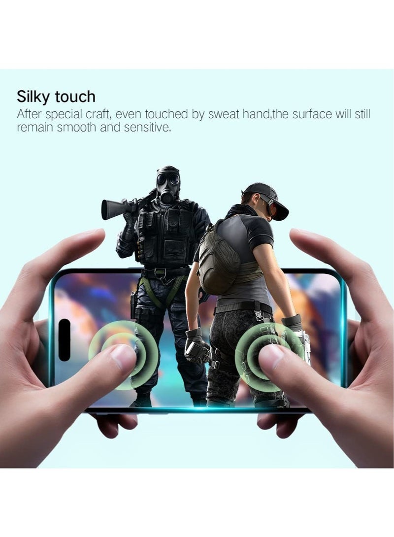 آرمور لاصقة حماية للشاشة من الزجاج المقوى لهاتف أبل آيفون 15 برو ماكس - Image 5