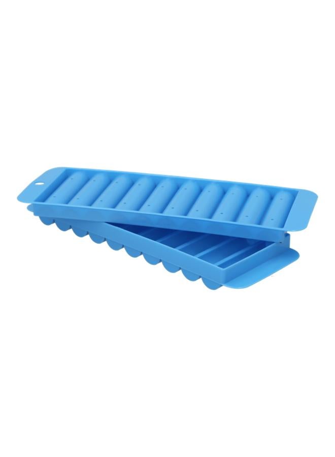 Chef Craft Solid Plastic 10-Sticks Sport Bottle Ice Cube Tray Blue 21185  - Image 2