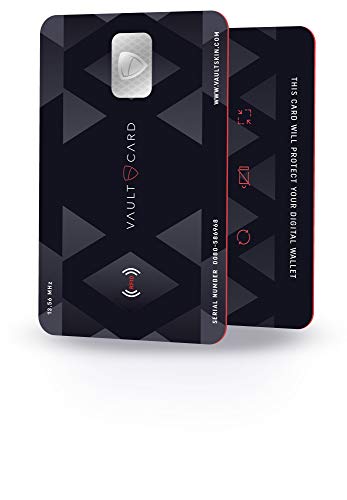 Vaultskin VAULTCARD RFID Blocking Jamming Credit Debit Card Protection for Wallet and Passport Superior NFC AntiTheft Patented MultiCard Defense - Image 1