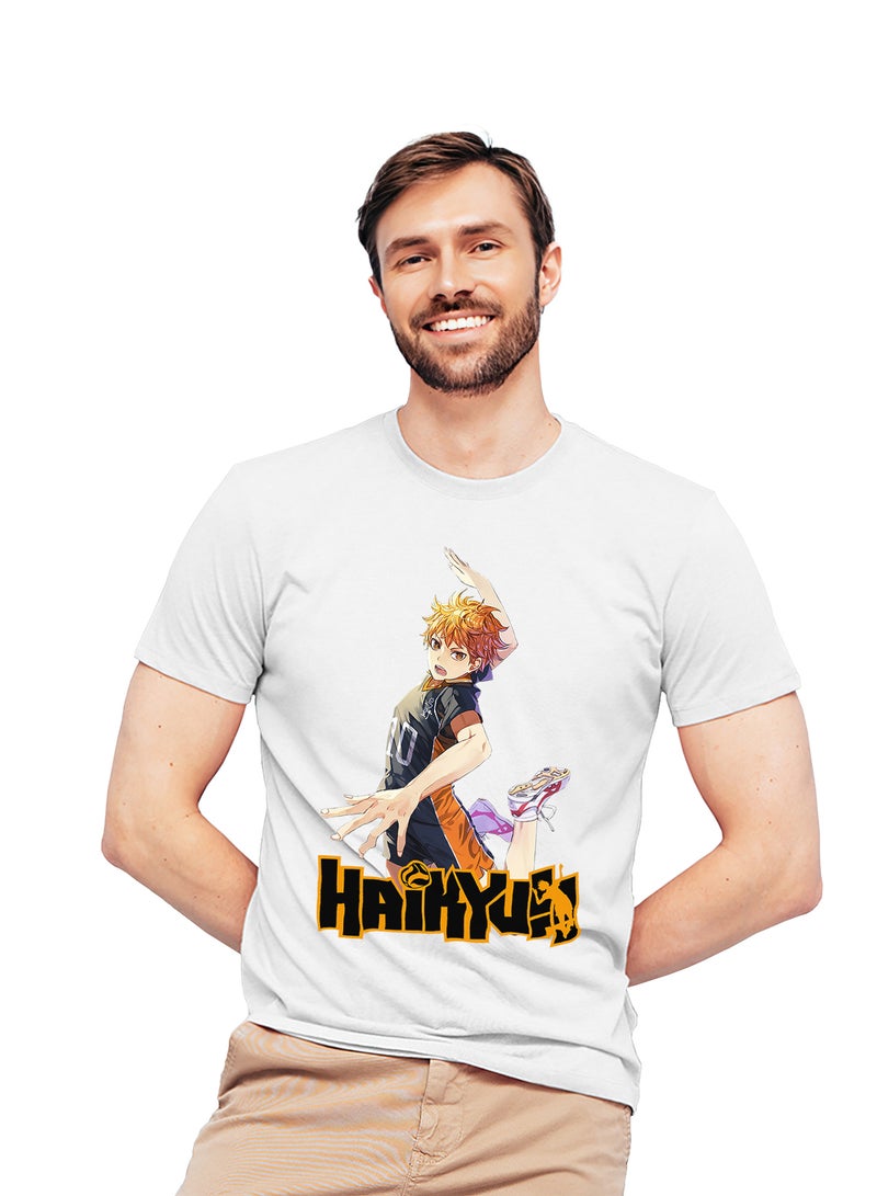 Fashion World Cotton T-shirt Printed with High-quality Anime Haikyuu!! - Image 1
