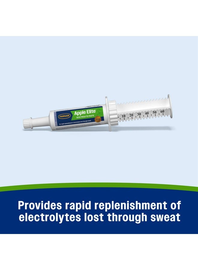 Farnam Apple Elite Horse Electrolyte Paste, Rapid replenisment of minerals lost in sweat during exercise, extreme weather and stressful conditions, 60 cc - Image 3