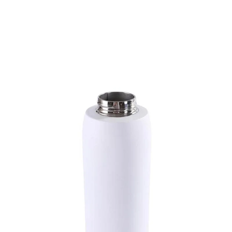 Hans Larsen White Hans Larsen EVORA 750ml Vacuum Insulated Stainless Steel Water Bottle, Double Wall, Lockable Lid & Sip Straw, 12 Hrs Cold / 8 Hrs Hot, Leak-Proof Sports Bottle with Carry Loop - White  | Best Price UAE