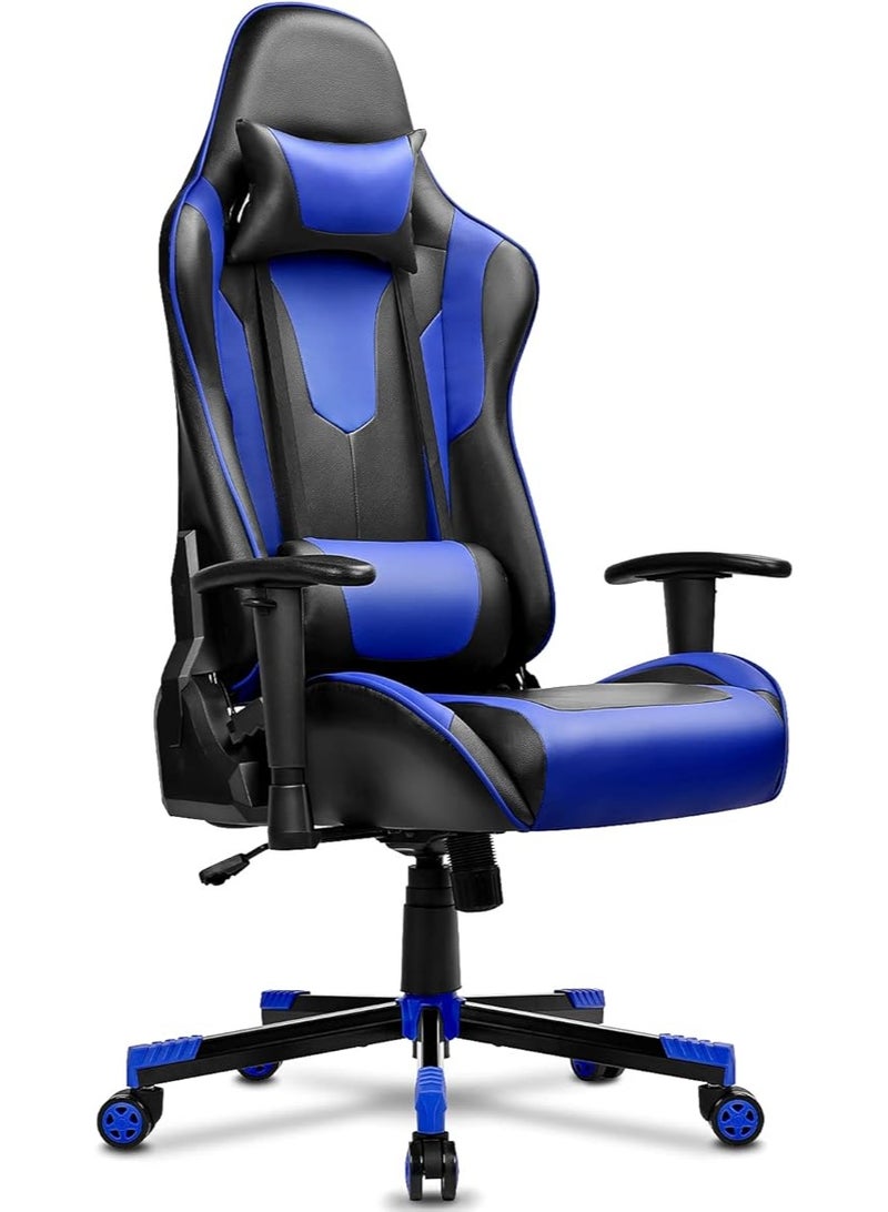High-Back Gaming Chair for PC Setup, Adjustable Armrests and Ergonomic Support – Comfortable Chair for Work and Gaming - Image 1
