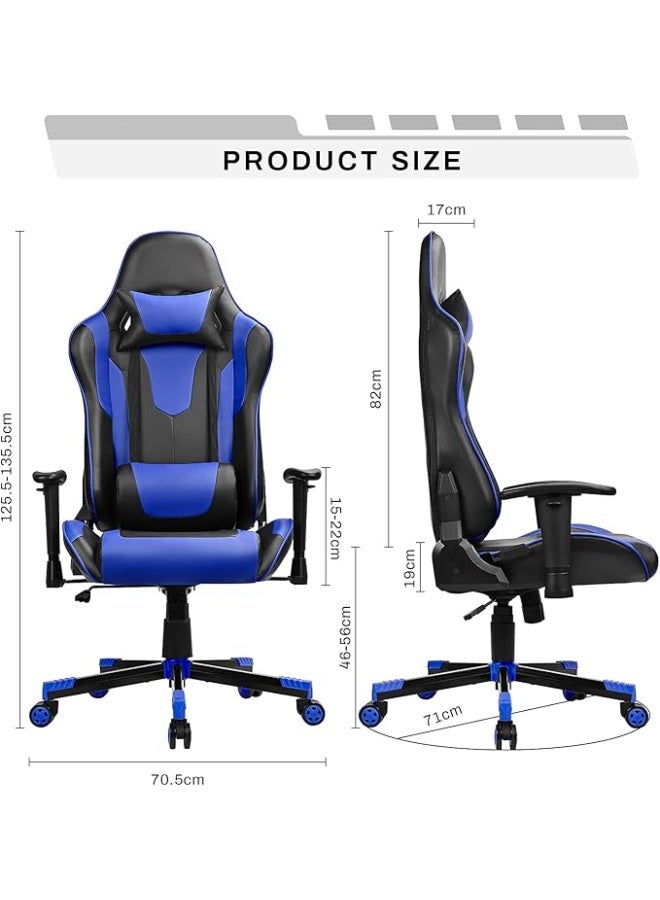 High-Back Gaming Chair for PC Setup, Adjustable Armrests and Ergonomic Support – Comfortable Chair for Work and Gaming - Image 5