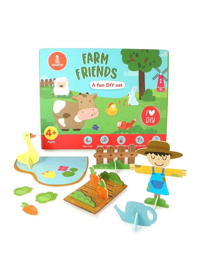 Shumee - shumee DIY 3D Activity Box - Farm Themed (6 Years+) | Multicolor | All-in-one Kit | Safe for Children | Pretend Play | Eco Friendly | Handcrafted in India - Image 1