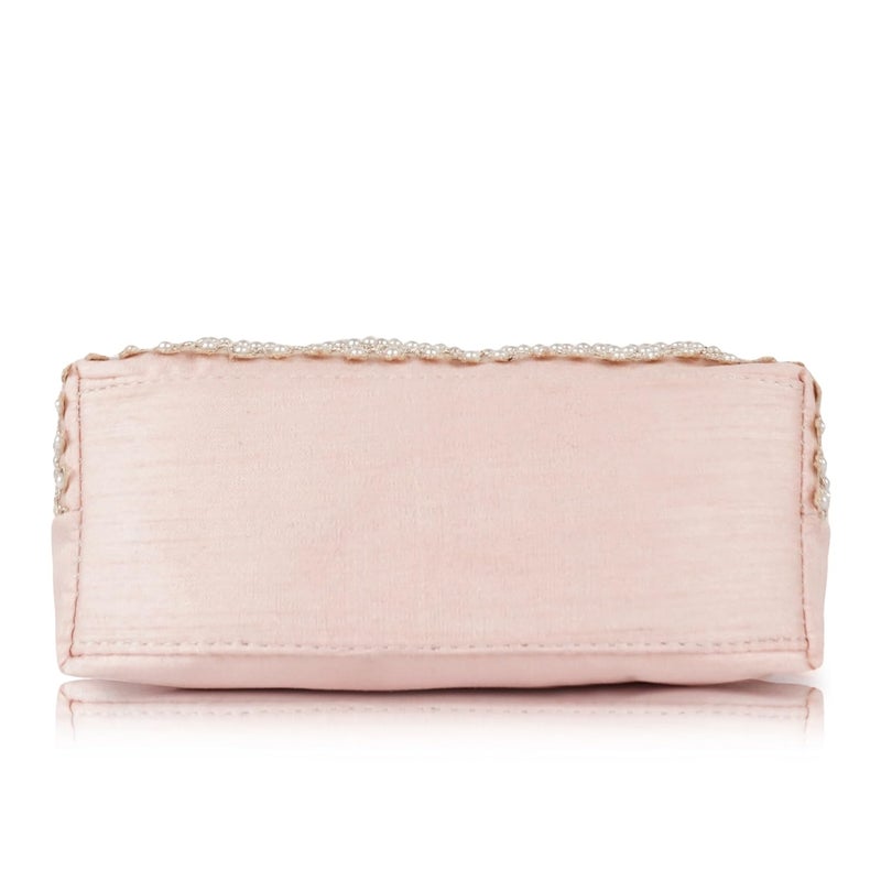 PLANX Velvet Stylish Embroidery Unique Design Traditional Wedding Party Handheld Potli Bag For Women - Image 5
