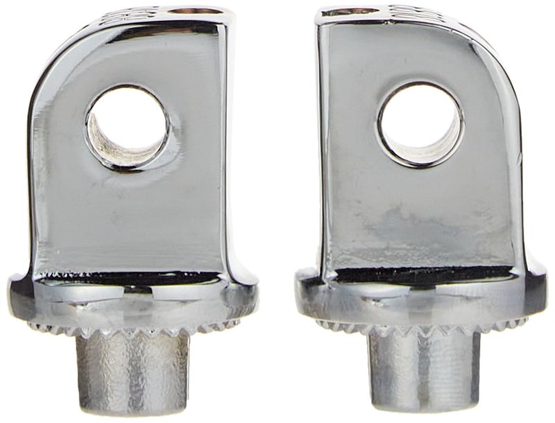 Kuryakyn 8818 Splined Male Mount Peg Adapters for Front/Rear Footpegs and Floorboards: Honda, Suzuki, Triumph, Yamaha Motorcycles, Chrome, 1 Pair , Red - Image 1
