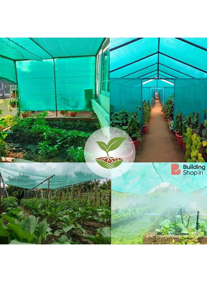 Buildingshop Buildingshop.in Green Net for Garden - 50% (10 X 20 Ft) Raw Product Factory Outlet Non-Stitched Sun Shade for Balcony, Green Parda, Garden Accessories, Car Parking Shed for Sun & Water Block. - Image 4