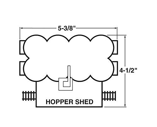 Walthers Cornerstone مجموعة شركة ميدوسا للأسمنت من وولثرز، إنك، 5-3/8 × 4-1/2" 13.6 × 11.4 سم - Image 3