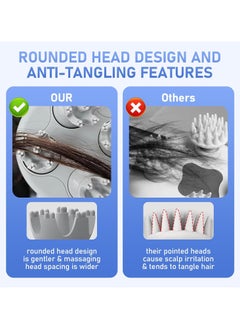 Electric Cordless Hair Scalp Massager with Kneading 84 Massage Nodes Handheld Portable Head Scratcher Massager for Hair Growth Deep Clean and Stress Relax and Dog Cat Massager - pzsku/Z7D42BE5290218614978BZ/45/_/1723101593/dcbb26cf-55fc-494b-86d5-bd55581174c2