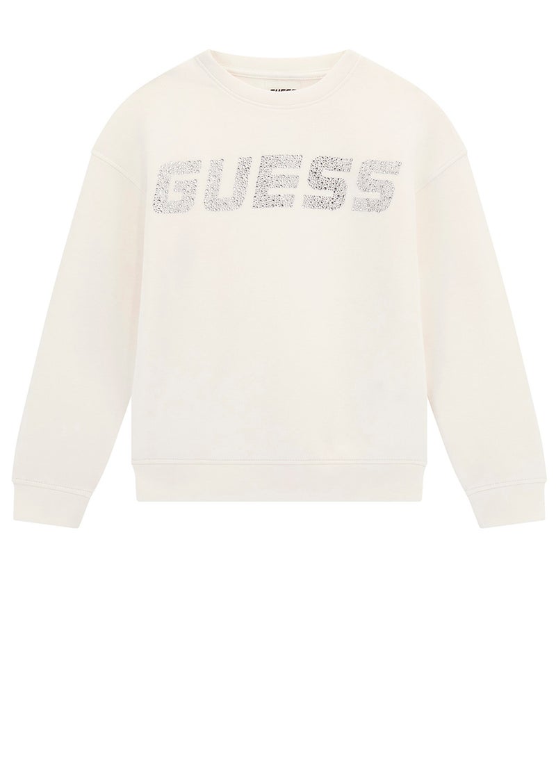 جس كنزة قطنية للأطفال بياقة دائرية - Image 1