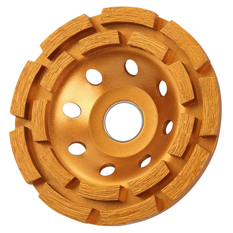 KSEIBI 644030 Diamond Concrete Grinding Wheel 4 1/2 inch for Polishing and Cleaning Stone Concrete Surface, Cement, Marble, Rock, Granite, and Thinset Removing, Angle Grinder Wheels Cup - Image 1