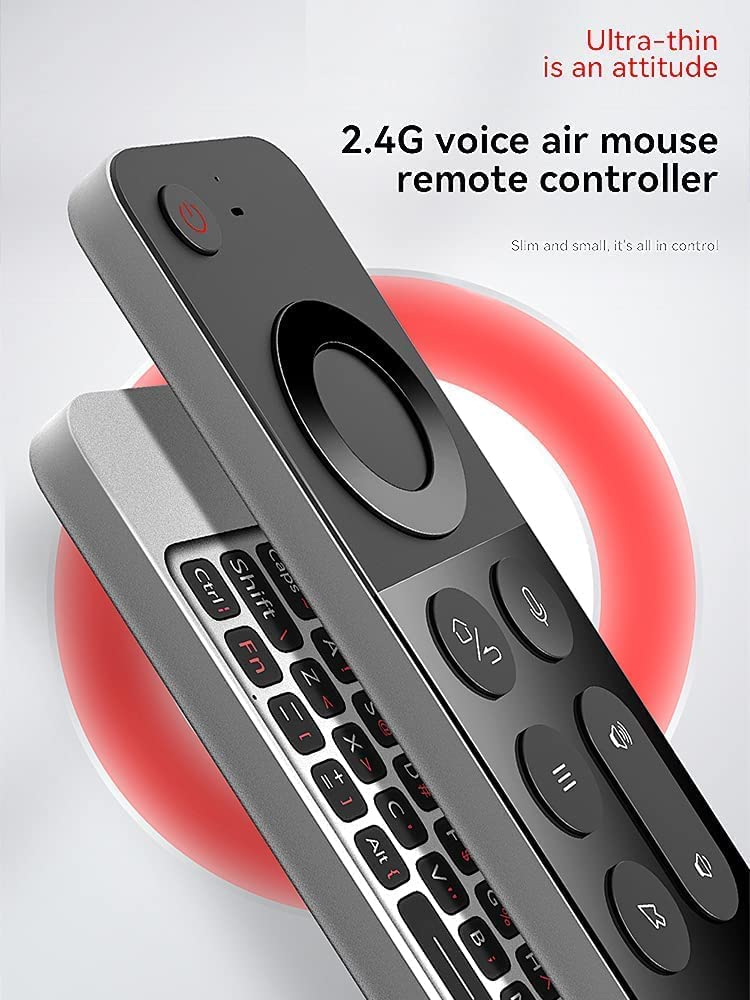 Etzin W3 Air Mouse 2.4GHz Wireless Keyboard Remote Control Air Mouse Remote Control W3 IR Learning for Smart TV, Android TV Box, Mini PC Smart TV, PC etc-(EPL-622KM) - Image 2