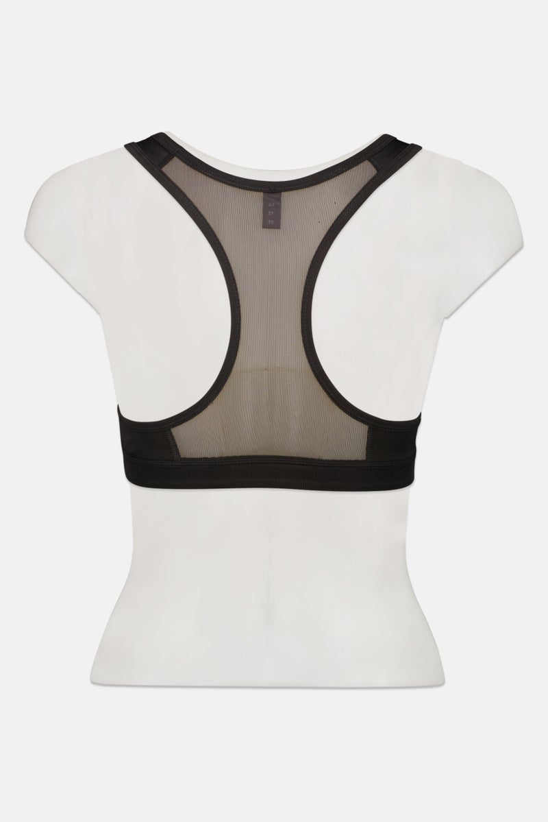 PUMA Women Brand Logo Non Padded Sports Bra, Black - Image 2