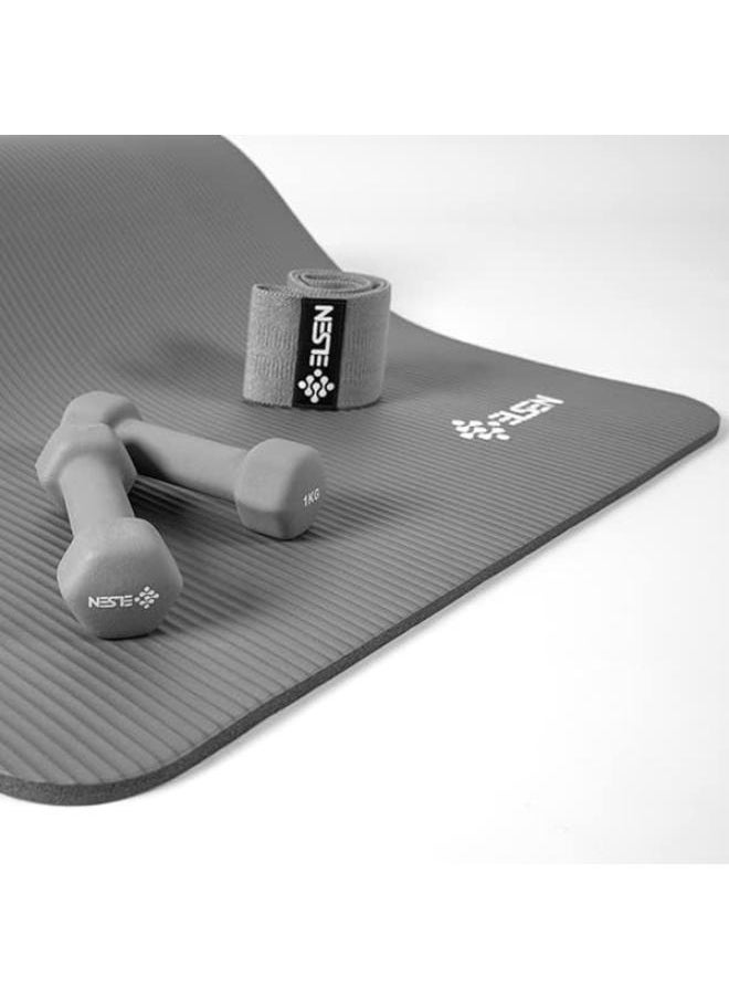 Generic - Elsin Complete Home Gym Box  8 Fitness Tools + Workout App and Nutrition Schedules Comprehensive Exercise Equipment to Strengthen Muscles and Burn Fat Perfect for Home Workouts for Men and Women - Image 1