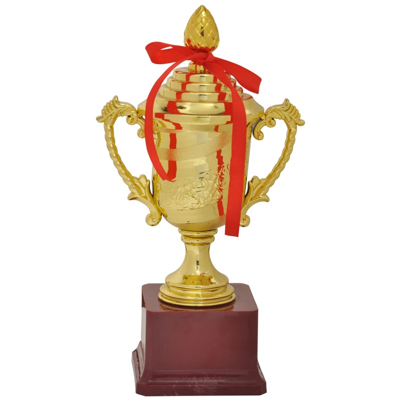 Jupiter Industries Super Shiny Winner Trophy Award Momento for Best Team - 26 cm - 9090-A - Image 2