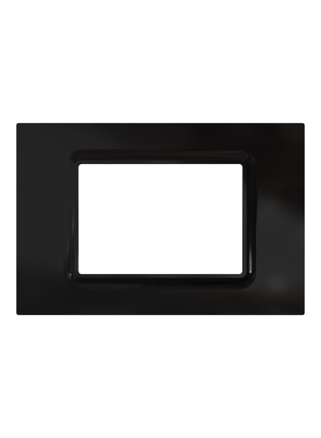 Cover Frame, Miluz E, 3 Gang, Black