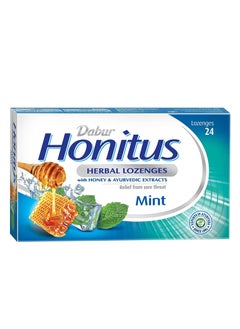 Dabur Honitus Herbal Lozenges With Honey And Ayurvedic Mint Flavor 24 Lozenges  - Image 1