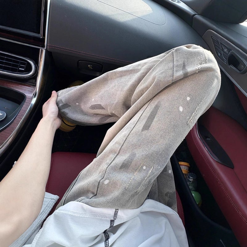 Unisex Classic Denim Jeans Loose Fit Daily Outdoor Wear - Image 5