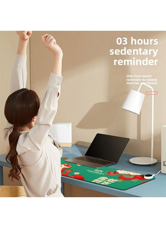 Winter Essential Year Of The Snake Fever Mouse Pad Warm Table Pad Desktop Waterproof Pad Student Writing Pad Warm Customizable-Color:36*60*0.2cm [small Size]-Pattern:11
