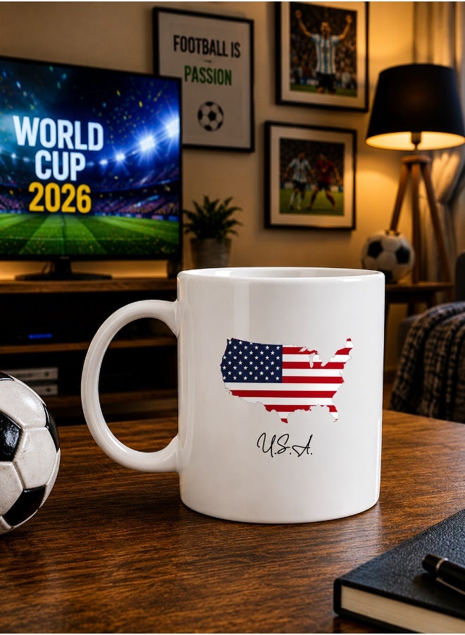 Share the Love US, Fifa World Cup 2026, Coffee Mug - Image 2