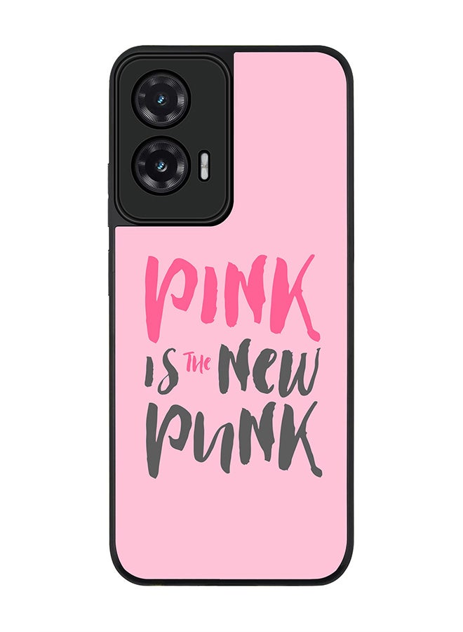 Stylizedd For Motorola Moto G35 Case,Slim fit Camera Protection, Shockproof Thin Phone cover  - Pink is the new punk