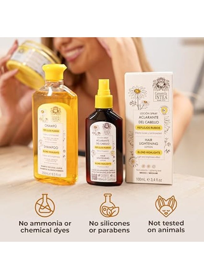 Intea Chamomile Natural Blond Hair Lightening Lotion 100ml - Image 4
