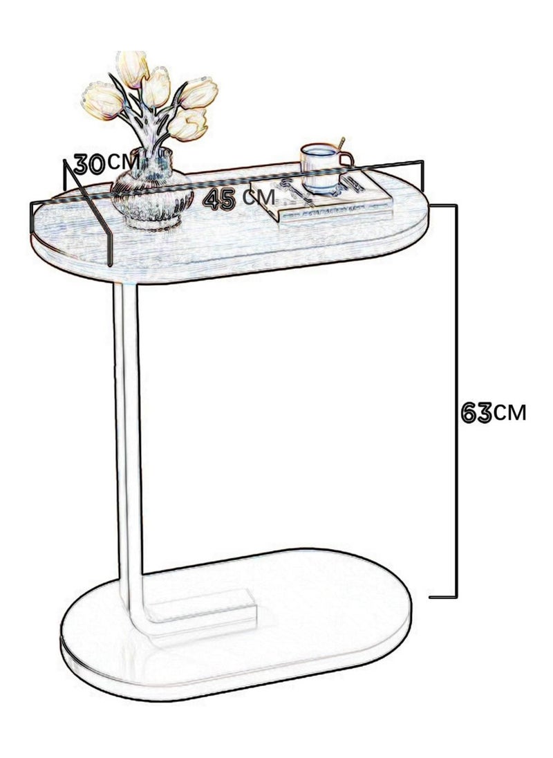 Modern End Tables C Shape Side Table Small Coffee Table Corner Table Modern Minimalist Designer Removable Sofa Side Table Bedside Table household side table - pzsku/Z7D43751620BFF4E548F8Z/45/_/1740461343/ca67f352-3d00-4495-bed2-86df832bc8e7