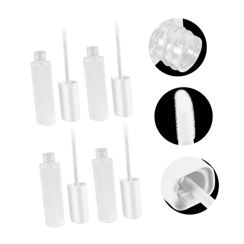 6ml Square Lip Gloss Bottles Frosted Plastic Lip Gloss Tubes Wand Safe Sturdy for Cosmetics - Image 5
