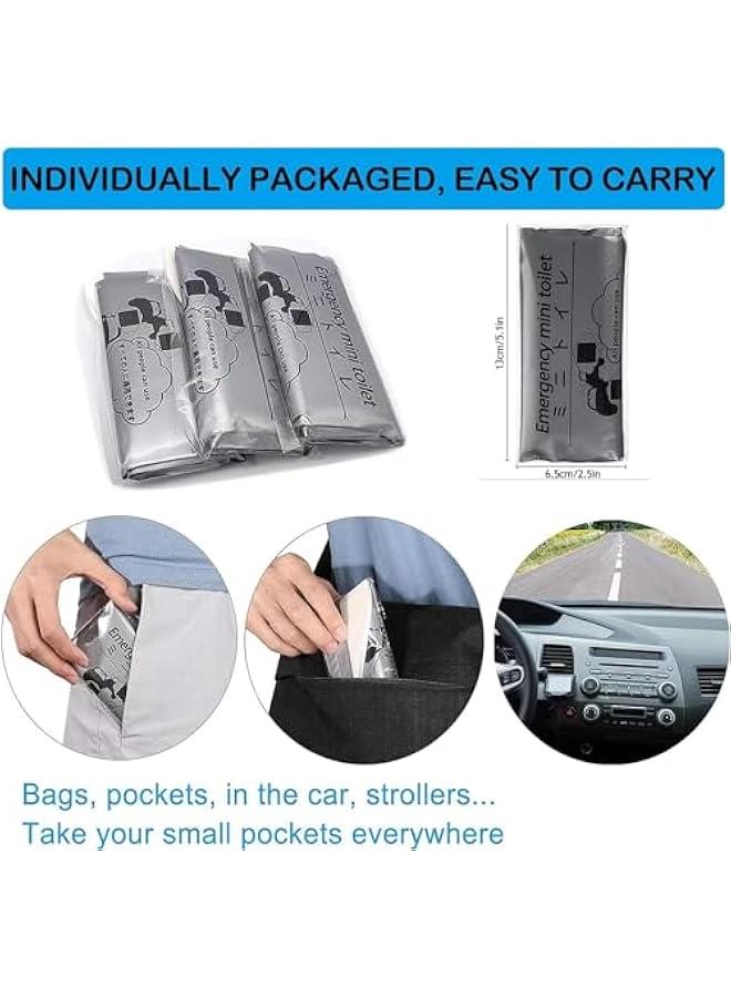 HOOKOR Spit Bag with Mouthpiece - Includes Storage Bag + Handkerchief - Tear-Resistant, Safe  Bag - With Improved Locking Ring - For Travel Nausea for Children & Adults - Image 2