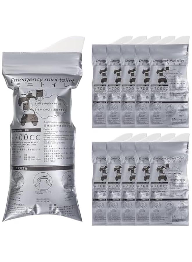 HOOKOR Spit Bag with Mouthpiece - Includes Storage Bag + Handkerchief - Tear-Resistant, Safe  Bag - With Improved Locking Ring - For Travel Nausea for Children & Adults - Image 1