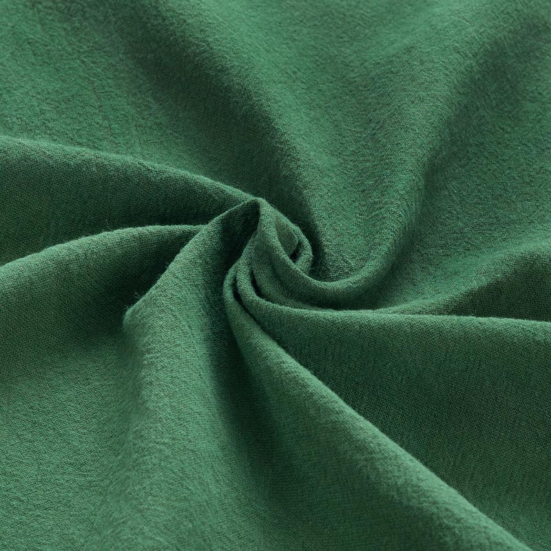 MLMW Christmas Cloth Napkins Set of 6 Emerald Green Linen Cotton Dinner Napkins Cloth Bulk Washable 1616 for Fall Wedding Party Baby Bridal Shower Birthday Table Decorations - Image 2