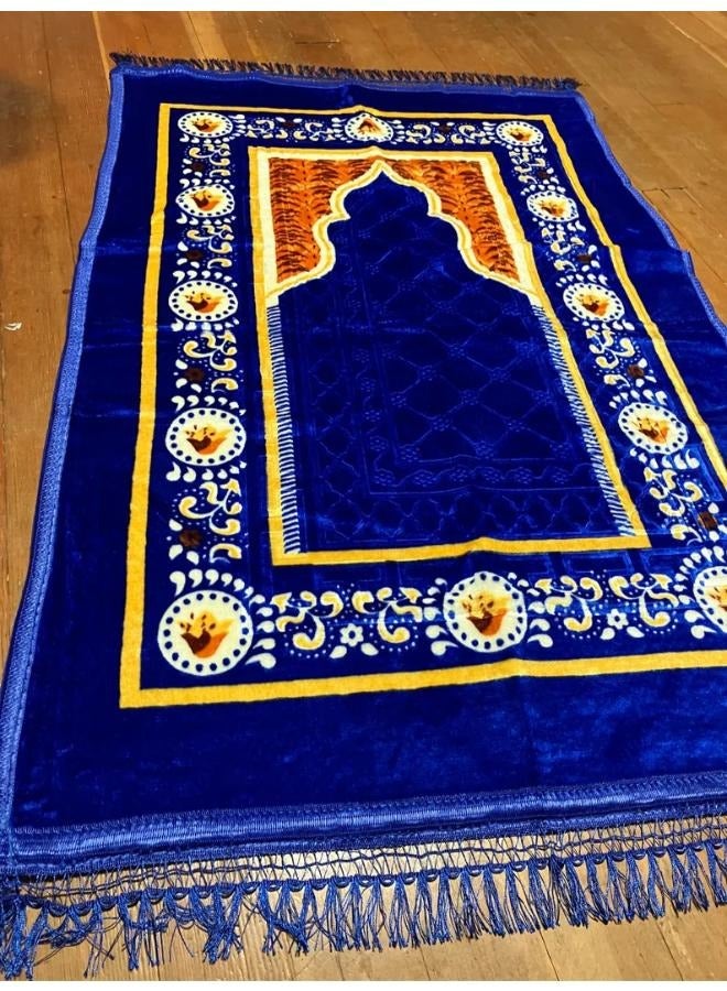 MANAM TRADING Soft Polyester Large Non-Slip Portable Prayer Mat,Prayer Rug For Men And Women - Image 2