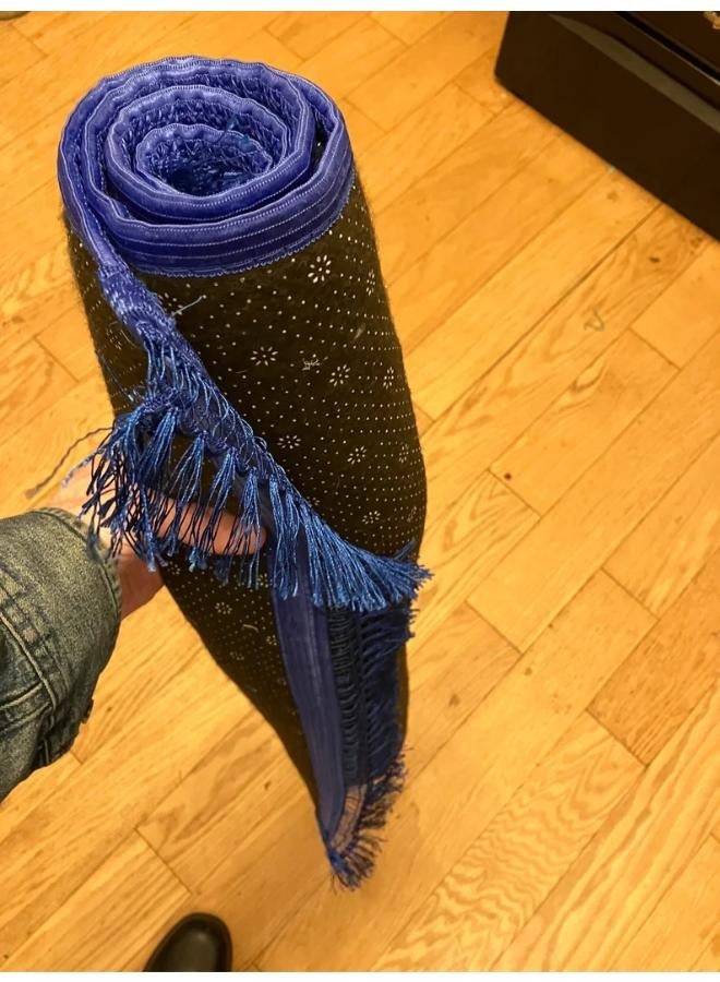 MANAM TRADING Soft Polyester Large Non-Slip Portable Prayer Mat,Prayer Rug For Men And Women - Image 3