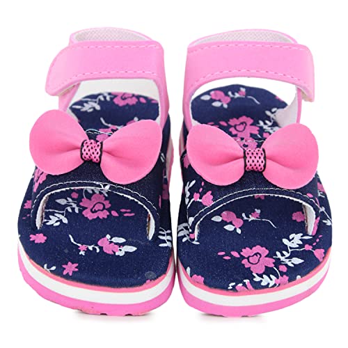 Neska Moda Baby Girls Eva Hook & Loop Chu Chu Musical Sound Sandals For 12 To 18 Months (Blue,Pink,White) -BT1349 - Image 5