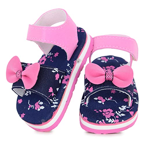 Neska Moda Baby Girls Eva Hook & Loop Chu Chu Musical Sound Sandals For 12 To 18 Months (Blue,Pink,White) -BT1349 - Image 4