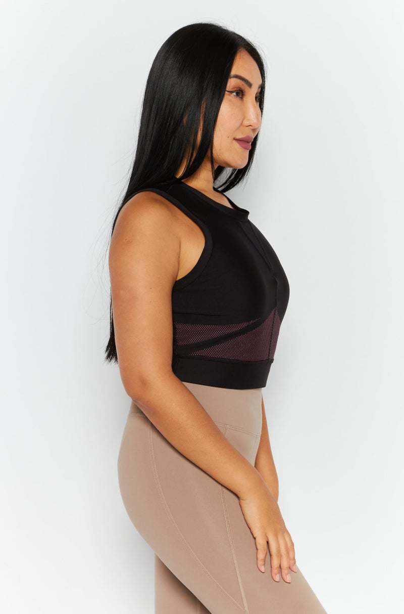 PUMA تي شيرت تدريب بلا أكمام للنساء، مجموعة سوداء - Image 3