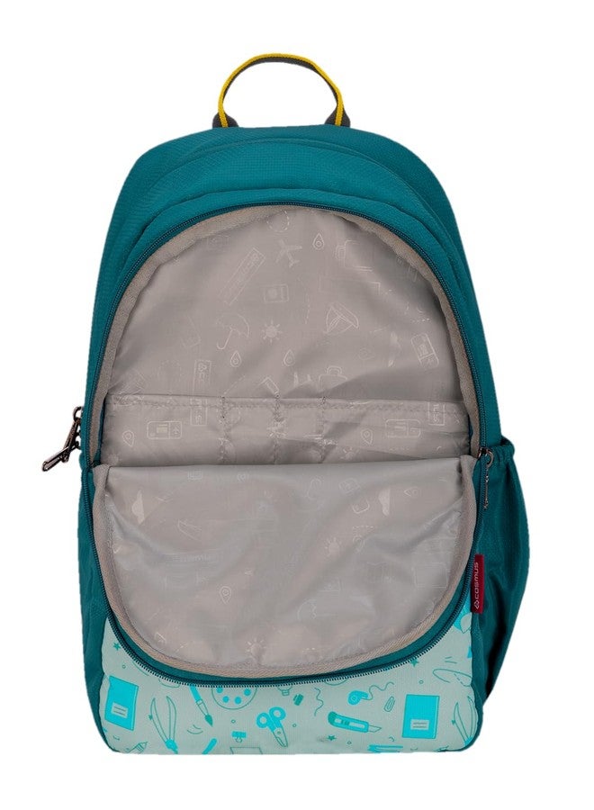 COSMUS MINO ARTISTO Printed School Bag T Green 15L - 14 inches Kids Polyester Backpack ideal for Boys and Girls of Age Group 2-5 yrs | Small Students Daypacks - Image 5