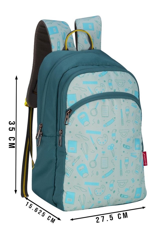 COSMUS MINO ARTISTO Printed School Bag T Green 15L - 14 inches Kids Polyester Backpack ideal for Boys and Girls of Age Group 2-5 yrs | Small Students Daypacks - Image 2