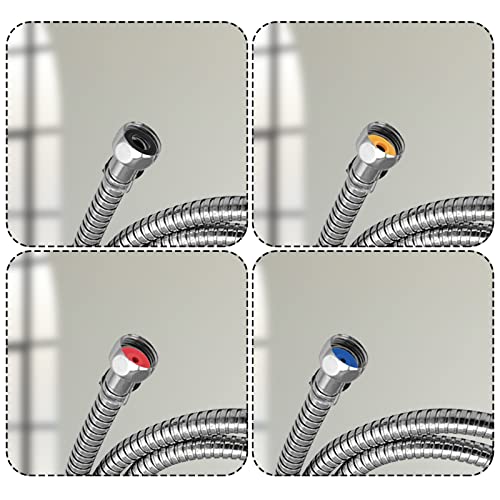 SAVITA 8pcs Water Flow Restrictor, Silicone Shower Flow Reducer Limiter in 4 Specifications Water Flow Reducer for Shower Head Handheld Showers - Image 5