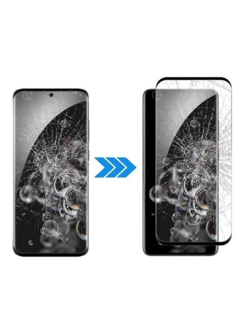 shAyzee 2-Pack  Screen Protector for Samsung Galaxy S21 Ultra 5G, [Full Coverage] Tempered Glass Film for Samsung galaxy S21 Ultra  6.8inch  - Image 2