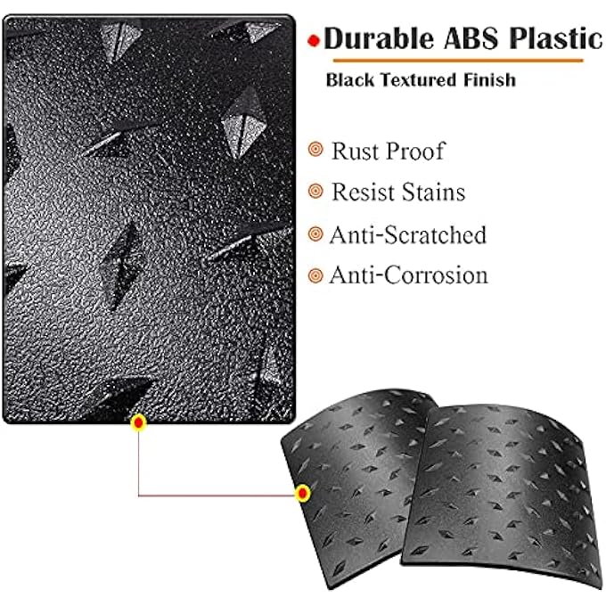 rayihni Sporthfish Cowl Body Armor Powder Coated Finish Outer Cowling Cover For Jeep Wrangler Jk Rubicon Sahara Sport X  Unlimited 24 Door 20072015 - Image 4