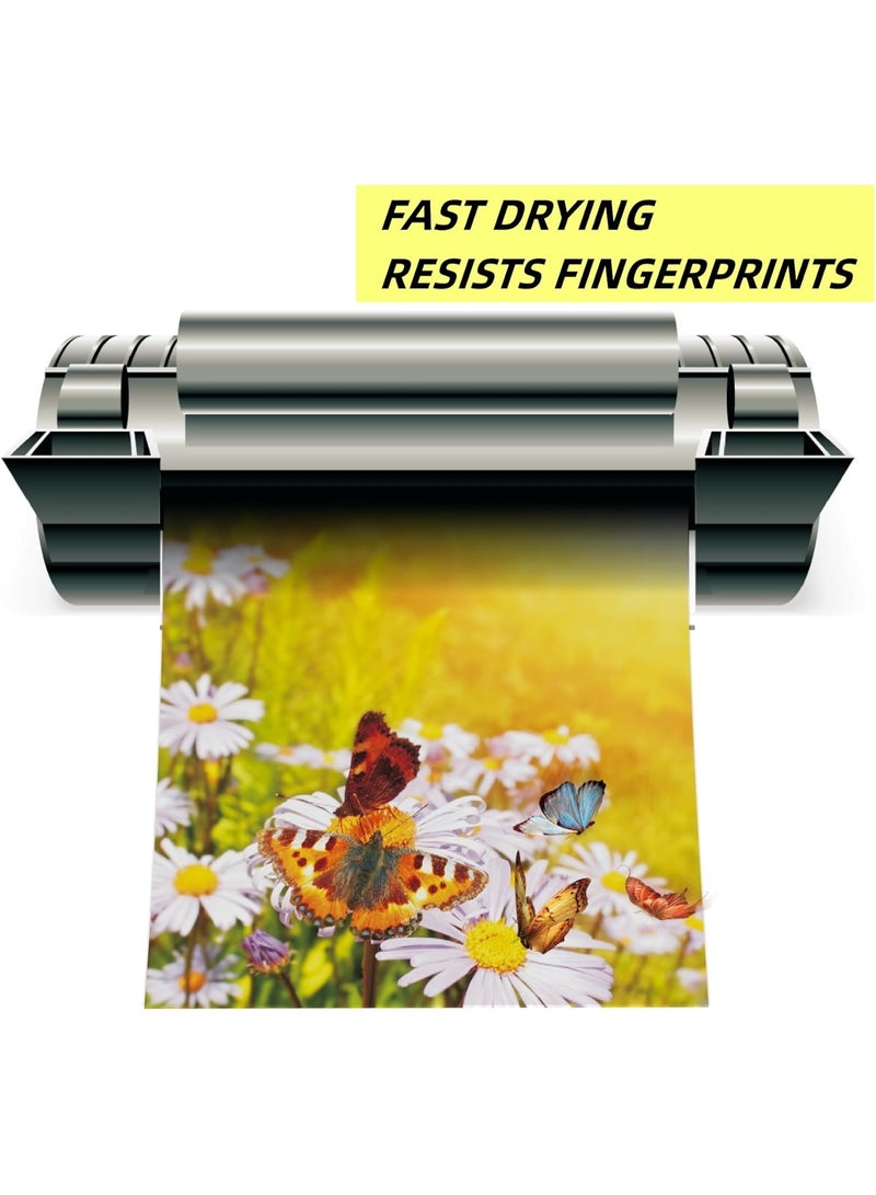 MOTARRO A4 Photo Paper 200 GSM – High Glossy, Waterproof, Quick Dry, Inkjet Printer Compatible (MU102-2) - Image 5