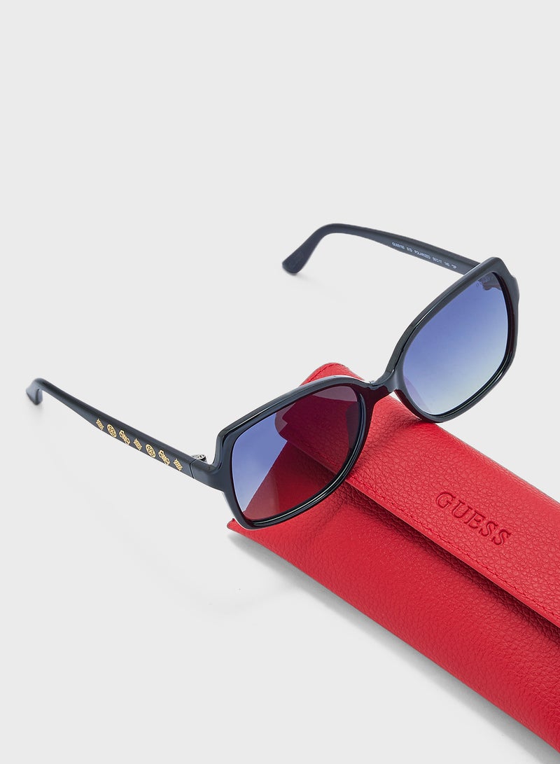 جس نظارات شمسية كبيرة واقية من الأشعة فوق البنفسجية - Image 5