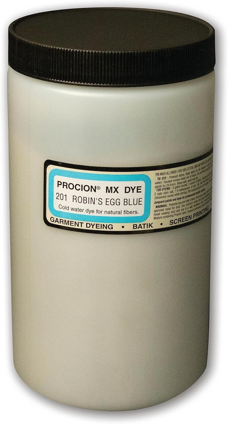 Jacquard Procion MX Dye - 201 Robin's Egg Blue, 0.5kg for Natural Fibers - Image 1