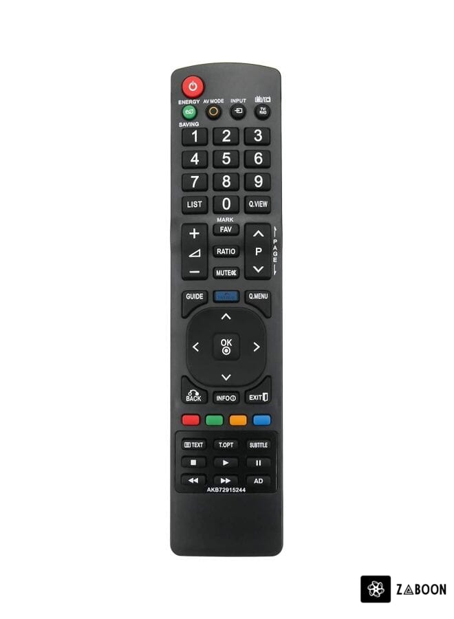 Zaboon Remote Control For Almost All LG Television Sets Black