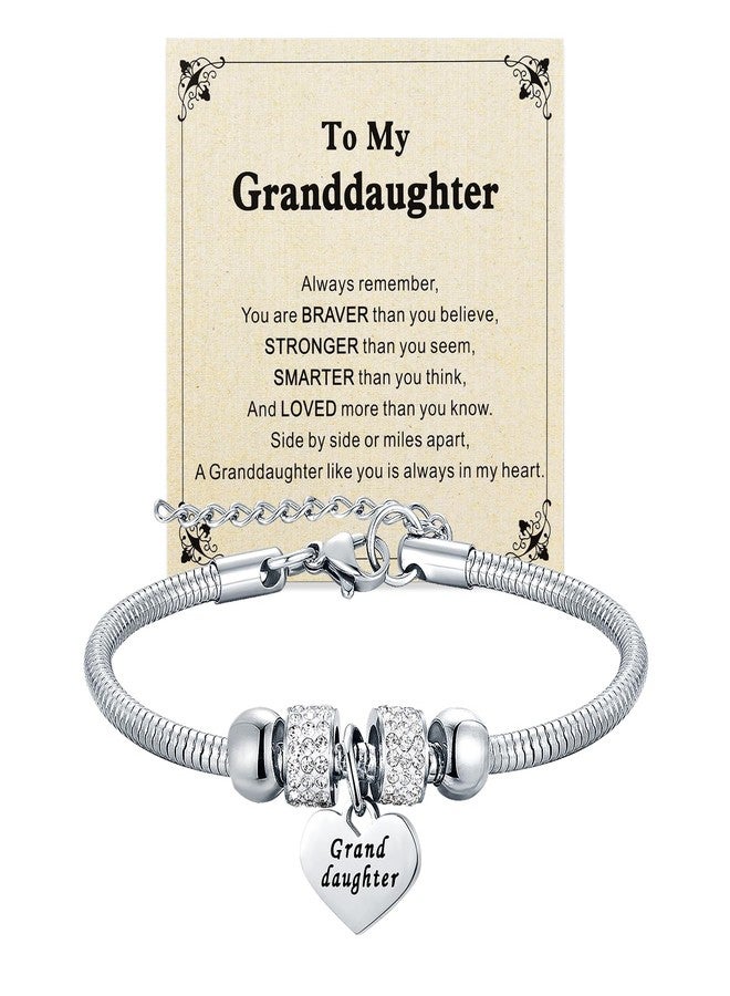 Yonhon To My Granddaughter Bracelets Gift from grandma, Granddaughter Bracelets Gift - Image 1